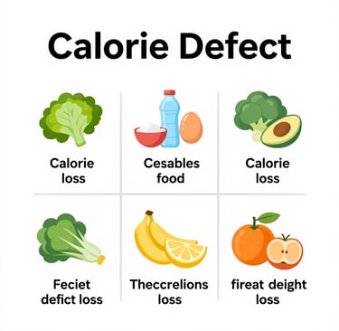 Calorie deficit explanation showing why GLP-1 creates better fast weight loss before and after resul