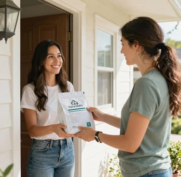 Get semaglutide delivered to door showing Yucca Health online GLP-1 prescription USA process