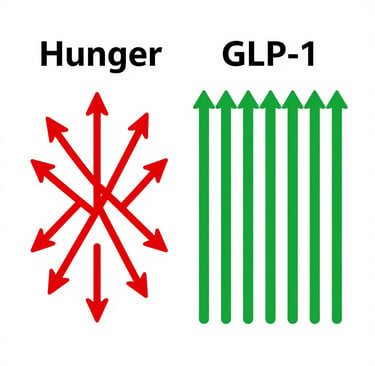 How semaglutide GLP-1 controls hunger hormones for weight loss with Yucca Health program
