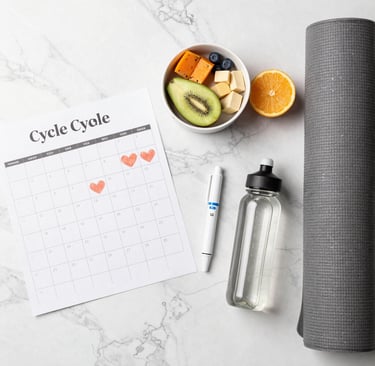 Female weight loss tools showing best tips for women combined with doctor-approved GLP-1 treatment