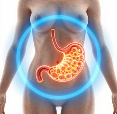 Best way to lose stomach fat and burn fat transformation showing SkinnyRx GLP-1 medical results