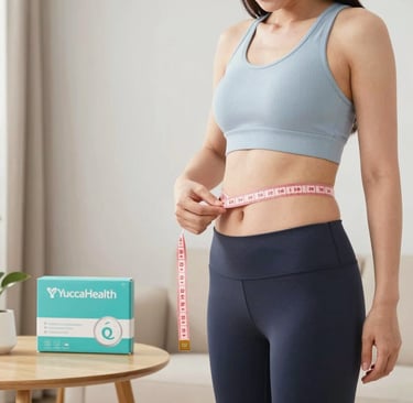 person standing on white digital bathroom scale