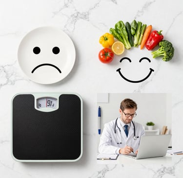 Comparison showing failed weight loss programs versus doctor-approved GLP-1 weight loss method