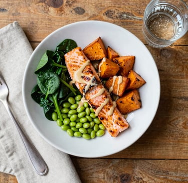 Easy weight loss meal showing best foods to help lose weight with SkinnyRx GLP-1 medical support