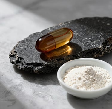 Premium shilajit and collagen capsules for cellular metabolism and fat loss
