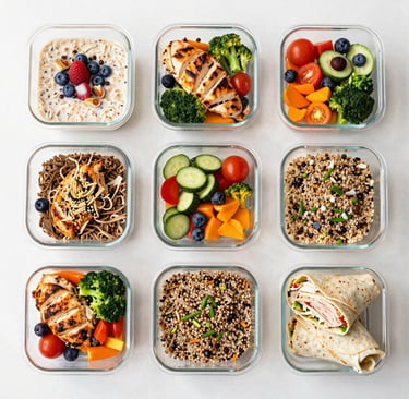 Easy weight loss meal showing best foods to help lose weight with SkinnyRx GLP-1 medical support
