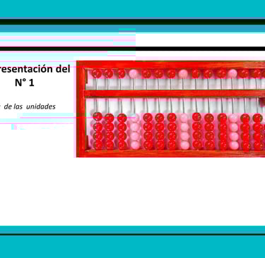 Represntacion en  el  Abaco  del  numero  1