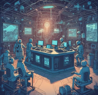 a golden docker logo on a black background