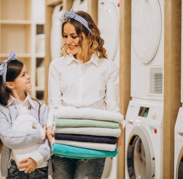 doing laundry