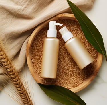 DIY shimmer body oil