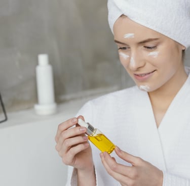 applying retinol for skin benefits