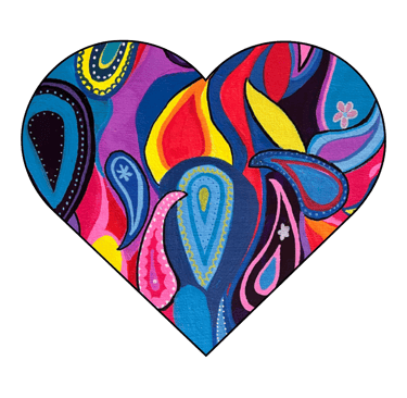 Paisley Abstract Art by Frankie Cervantes - art by frankie