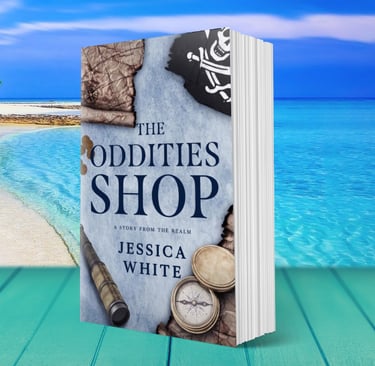 A daydreaming shopkeeper and the handsome pirate stuck in her favorite painting chase adventure and 