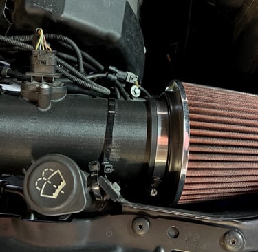 BMW Motorraum Luftansaugung 3D gedruckt aus carbonverstärktem Filament