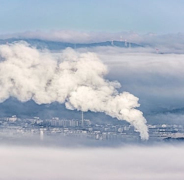 Smoke and air pollution