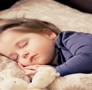Baby girl sleeping