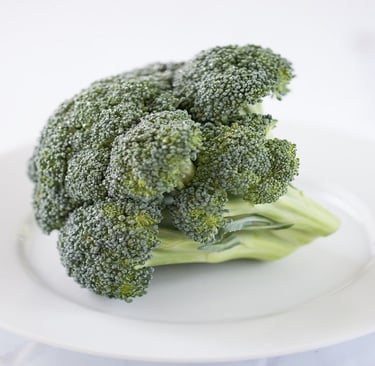 Broccoli on the plate