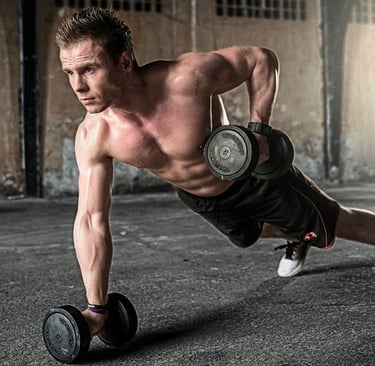 Man doing Exercise