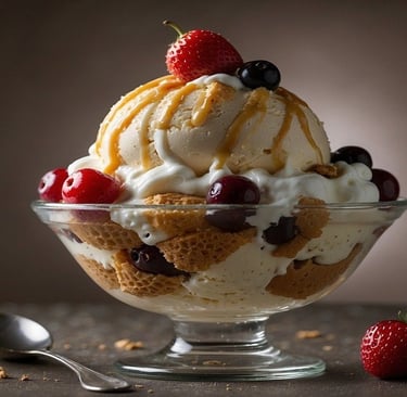Ice cream in a cup