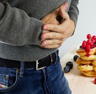 Indigestion and unhealthy food