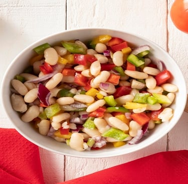 Peanuts Beans Salad in a Bowl