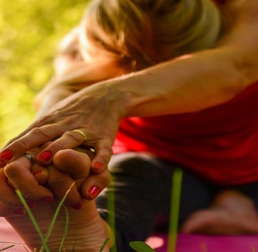 Woman doing Yoga