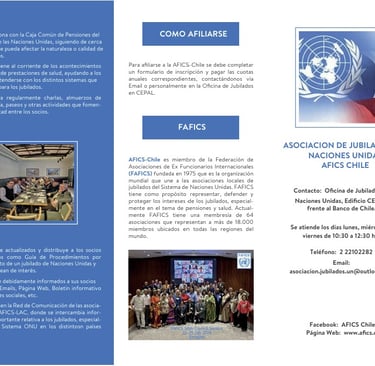 Folletos AFICS Chile