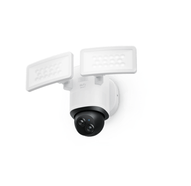 Camera de surveillance projecteur double objectif motorisé