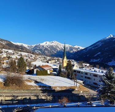 Aussicht auf Virgen in Osttirol