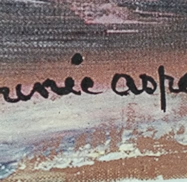 Renée Aspe Artist signature