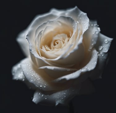 red rose with green leaves