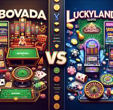Bovada vs Luckyland: Online Casino Face-Off.