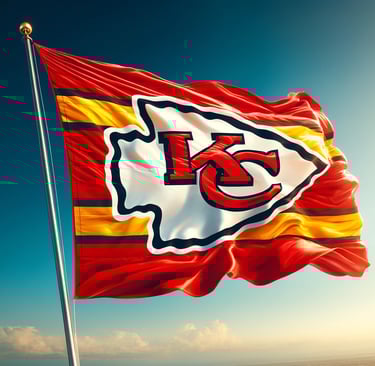Kansas City Chiefs flag that embodies the team's spirit and pride