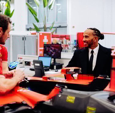 Lewisas Hamiltonas Ferrari Formulė-1