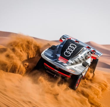 Carlosas Sainzas Audi Dakaras