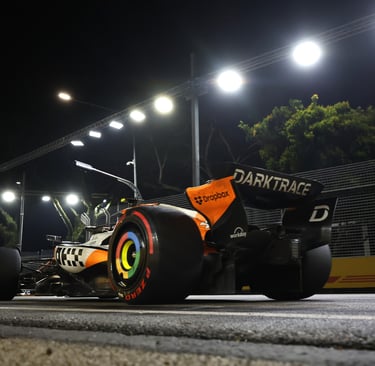 Lando Norrisas McLaren Singapūras Formulė-1