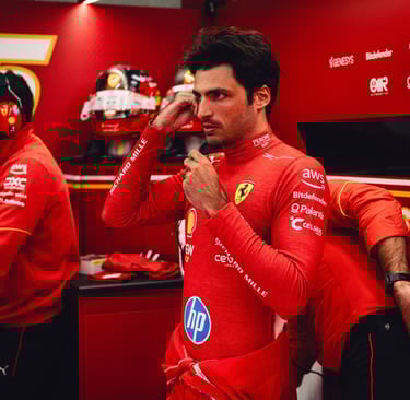 Carlosas Sainzas Ferrari Formulė-1