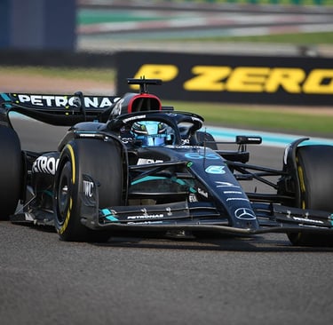George'as Russellas Mercedes Formulė-1