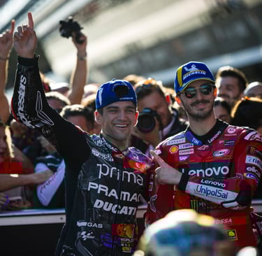 Jorge Martinas Francesco Bagnaia MotoGP