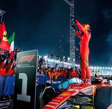 Carlosas Sainzas Ferrari