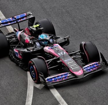 Pierre'as Gasly Alpine Formulė-1