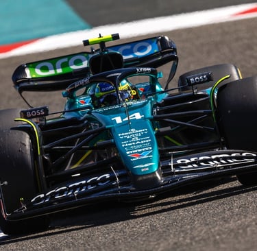Fernando Alonso Aston Martin Formulė-1