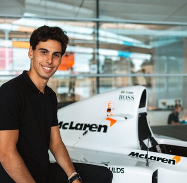 Gabrielis Bortoleto McLaren Formulė-1