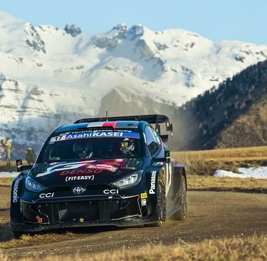 Sebastienas Ogier Toyota WRC
