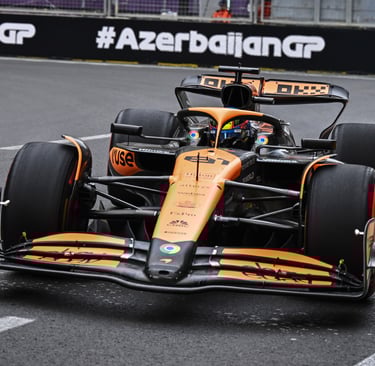 Oscaras Piastri McLaren Azerbaidžanas Baku Formulė-1