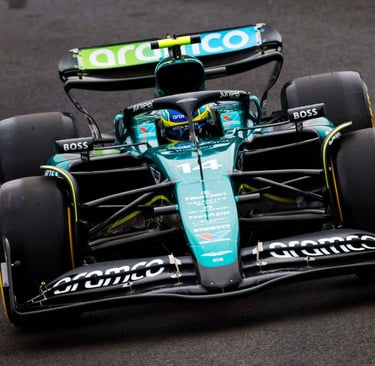 Fernando Alonso Aston Martin Formulė-1