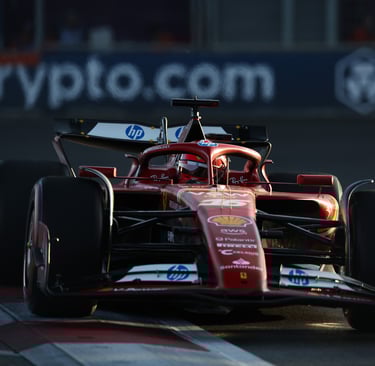 Charlesas Leclercas Ferrari Baku Formulė-1