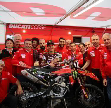 Ducati motokrosas