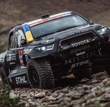 Benediktas Vanagas Toyota Dakaras