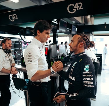 Toto Wolffas Lewisas Hamiltonas Formulė-1